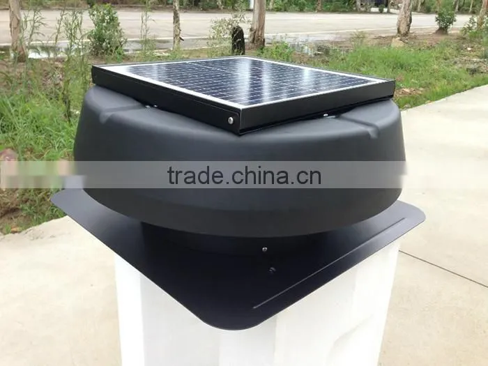 12W 12inch solar powered roof ventilators,solar panel adjustable