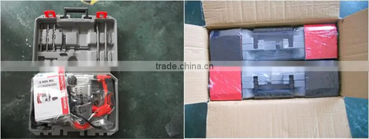 G-max 1300W 40mm Electric Rotary Hammer Drill Kit GT13626