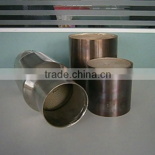 For ATV&Motorcycle exhaust system honeycomb metal catalytic converter