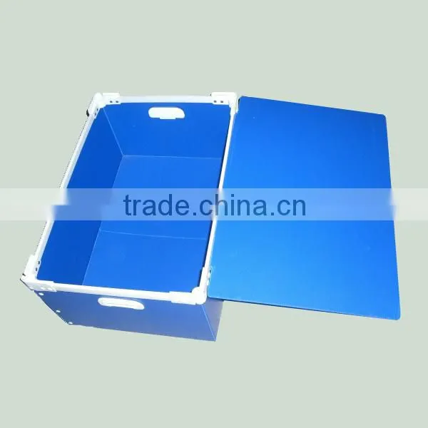 corrugated plastic turnover box ,fluted pp tote ,coroplast tote