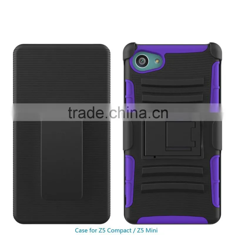 New arrival Fashion Hard Future Armor Impact Hybrid Hard Case Cover case for sony xperia z5 compact alibaba china