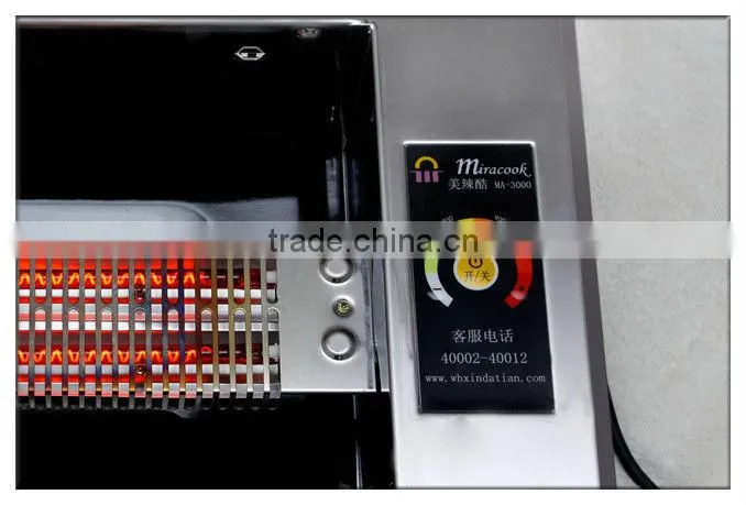 commercial electric grill with staninless steel 304, ceramic bbq grill accessories, big industrial bbq grill, with CE,UL