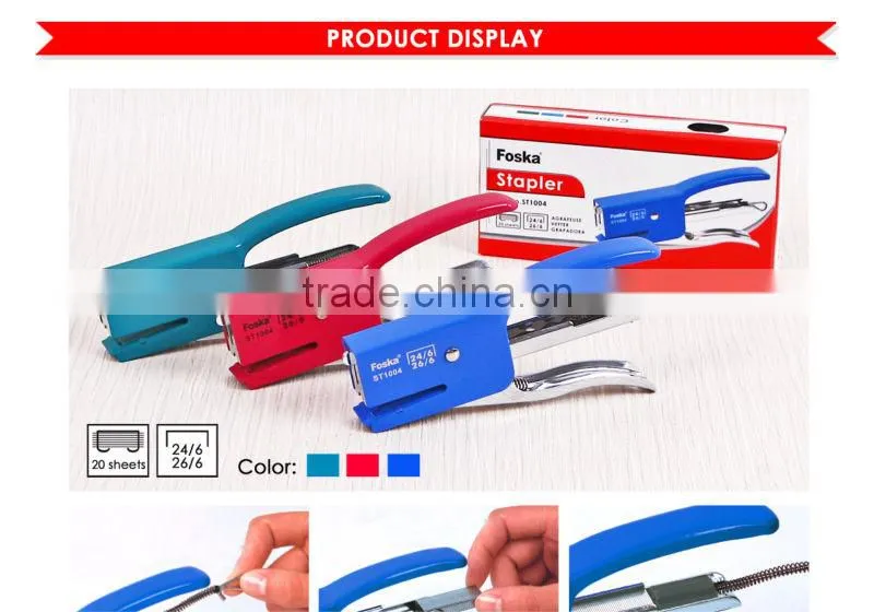 Hand Plier Metal Stapler for Office