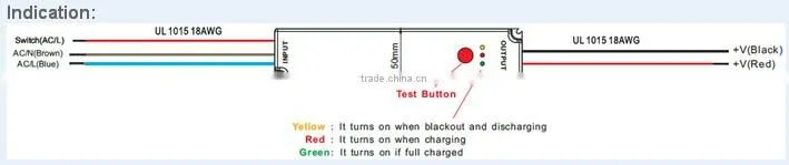 led lamp emergency conversion kit for tube LED tube , LED panel light with CE CB GS SAA approval