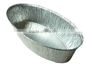 Disposable Catering Oval Shape Aluminum Foil Food Container