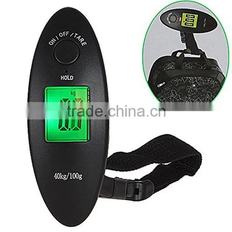 40kg/100g hook type mini pocket hanging scale