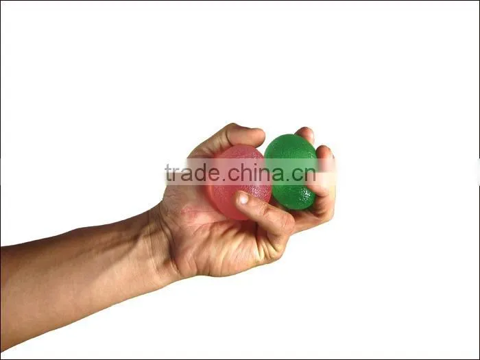 Silicone Grip Hand Finger Massage Decompression Ball Transparent Egg-shaped Vent Ball