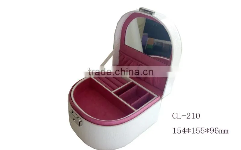 white portable mimi jewelry box from China