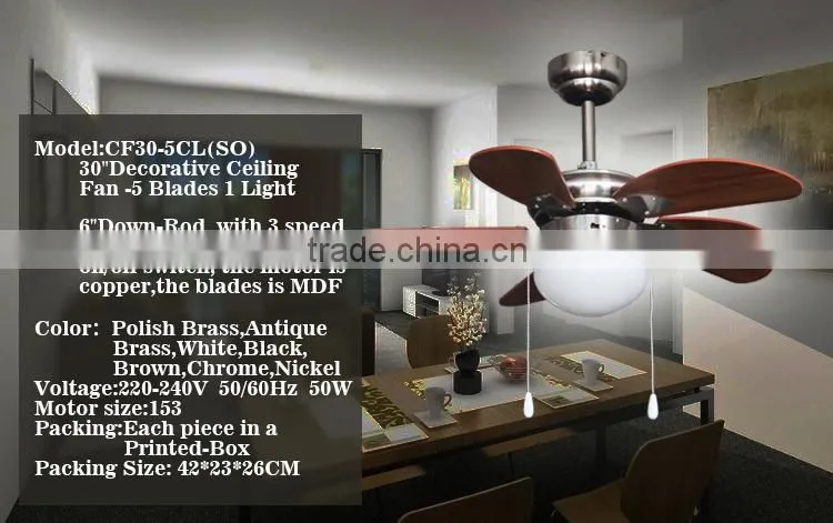Good Quality Remote Control Fancy Ceiling Fan Light