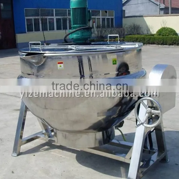 Commercial electric cooking pot / sugar cooking jacketed kettle for sale