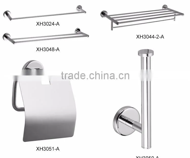 Latest new bathroom design single solid brass robe hook
