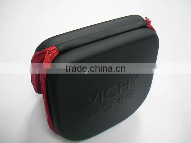GC---Produce 2.1USD model of fabric make up cosmetic cover eva case