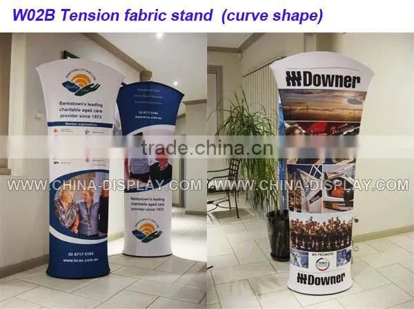 Super slim aluminum fabric tension photo booth backdrop