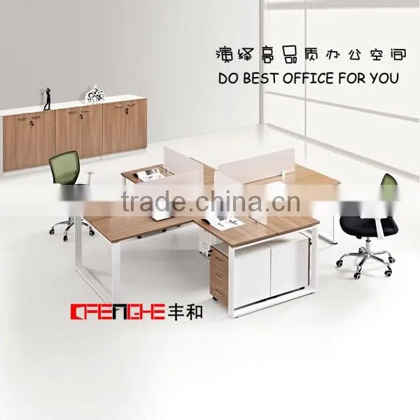 standard office cubicle size long table workstations