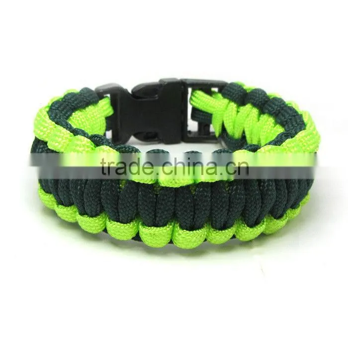 Promotion Outdoors self rescue paracord bracelet survival bracelets