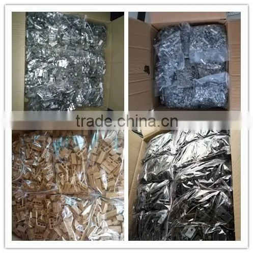 cheap wpc wood composite/timber decking stainless steel clips