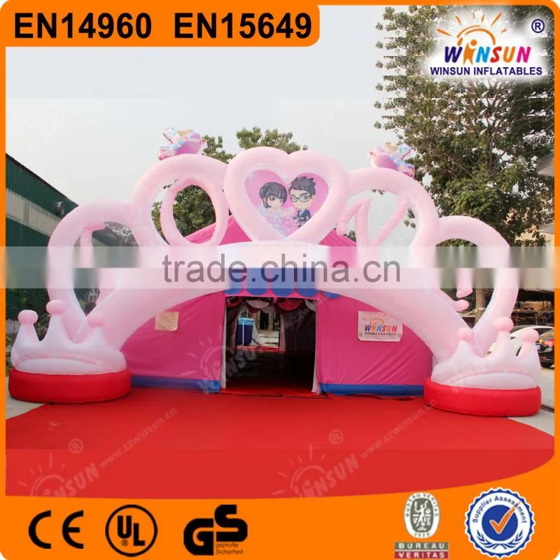 luxury interior decoration large inflatable tent for banquet