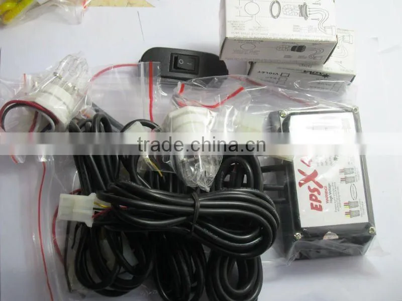 blue car led strobe light