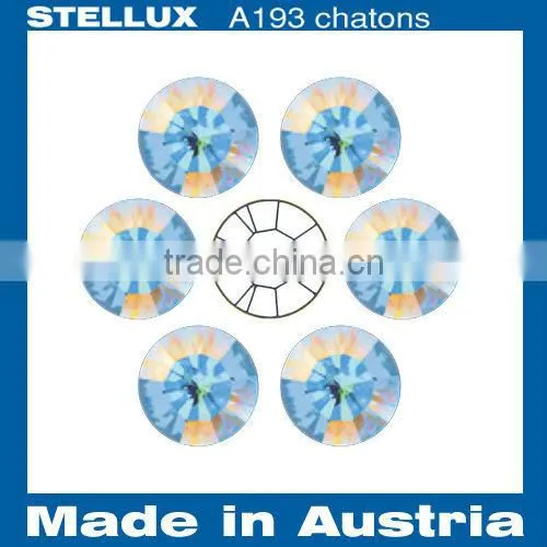 Stellux A193 Glass chatons Point back rhinestones Crystal AB