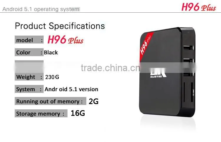 Quad-Core AmlogicS905 Smart OTT TV Box