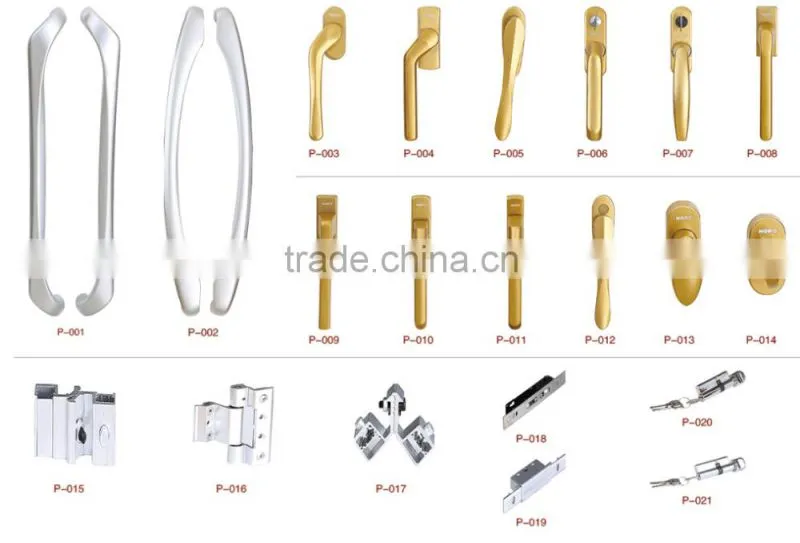 Style aluminum 304L double layer glass casement window models for homes