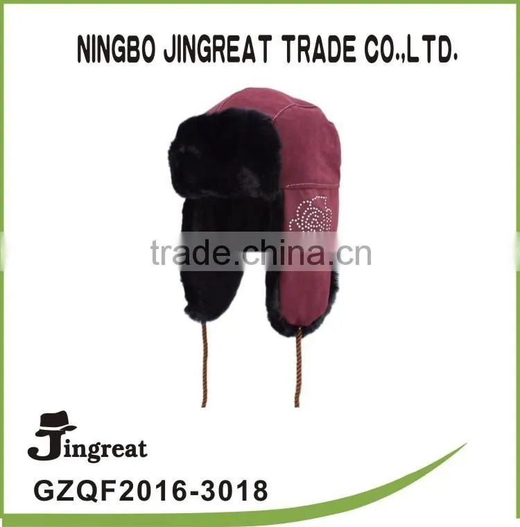 fashion colorful high quality winter hats ear flaps