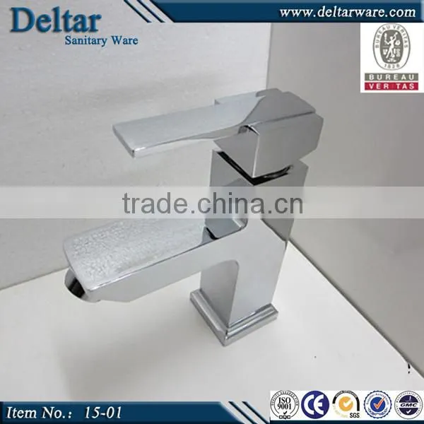 Solid Brass Chromed faucet Single Handle kitchen water heater tap