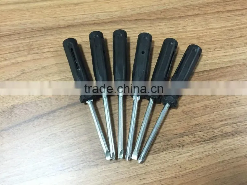 Cheap screwdriver, function phillips screwdriver, slotted screwdriver