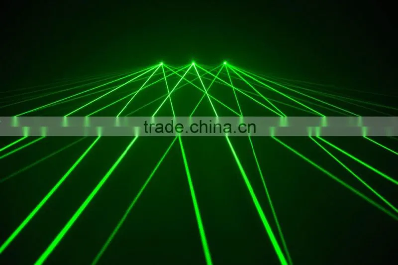 300mW Green Trifan Multi-Effect dj Disco party Laser