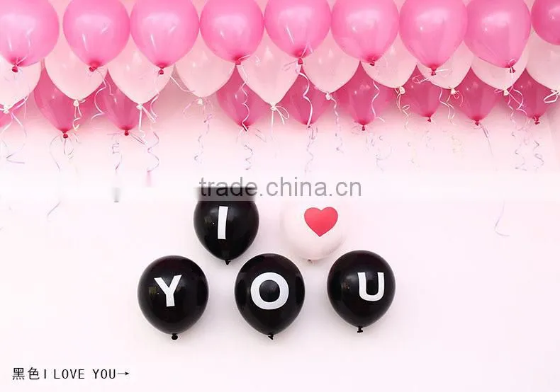 Latest design Colorful air balloon,words/letters balloon, inflatable floating print mylar balloon decoration
