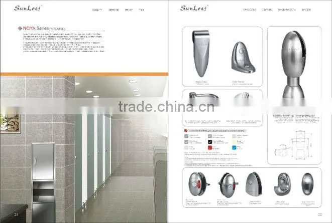 Aluminum/Zinc alloy toilet indicator lock - verlapping door