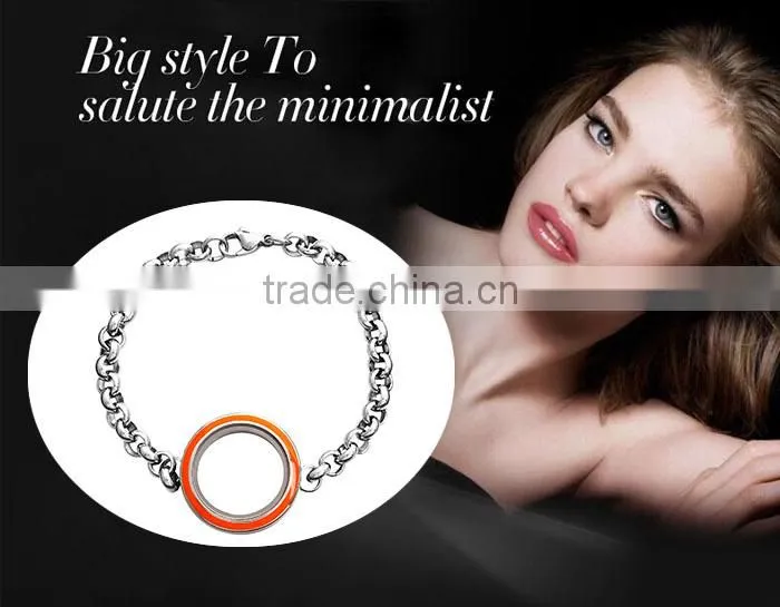 Unique style beautiful supplier ODM/OEM Silver Locket Bracelet