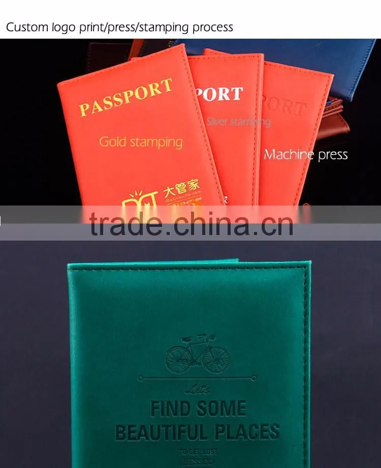 Cheap PVC passport holder clear plastic cover