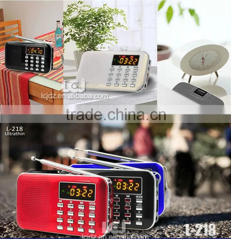 L-218 manual for mini digital speaker,fm radio mini digital speaker