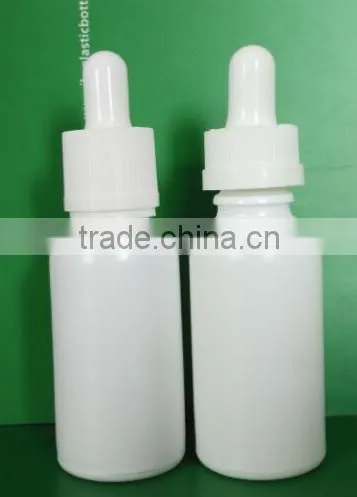 1oz matte white glass e liquid dropper bottle