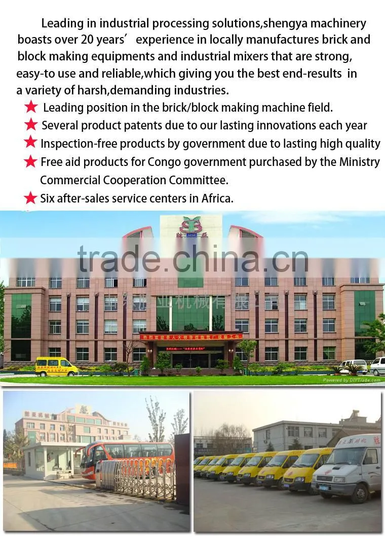Road edge making machine ShengYa brand SY3000 curb stone machine