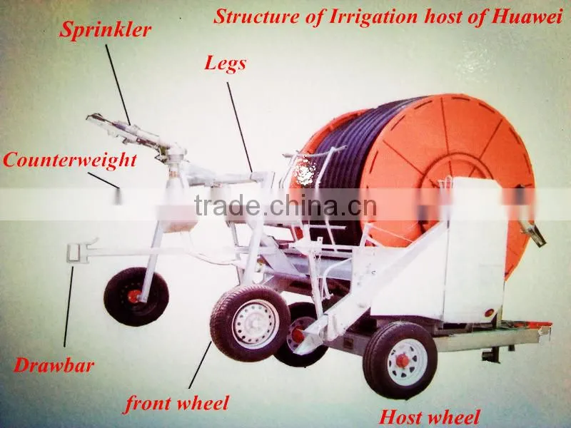 Self-propelled moving irrigation system
