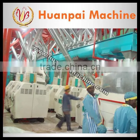 Factory supply 50ton wheat flour mill with auto control