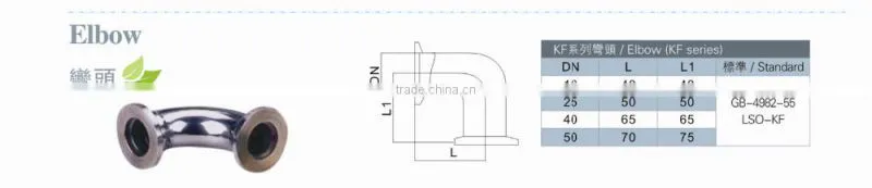 professional high pressure air blower fittings elbow part