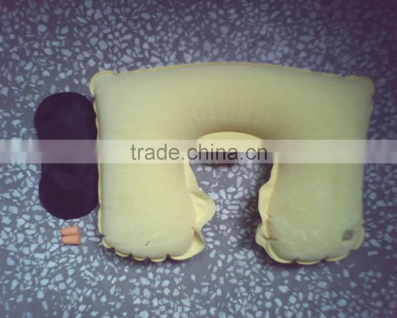 pvc inflatable travel pillow