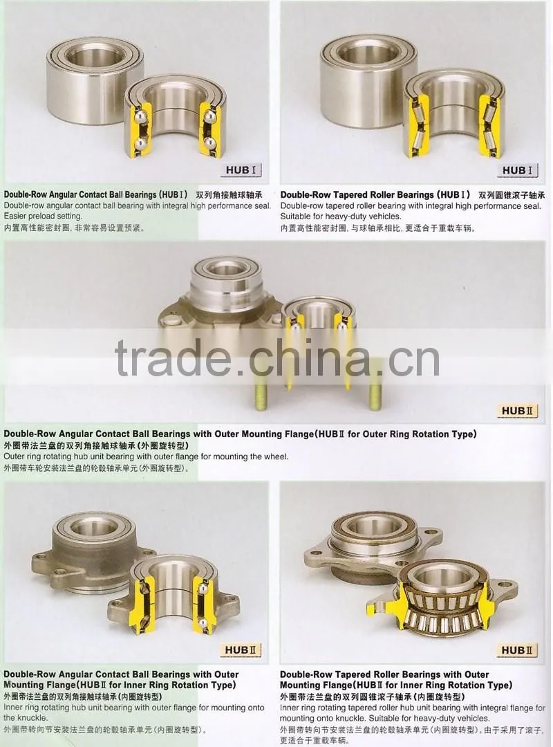 Front wheel hub bearing 546467/576467 DAC25520037 for machine and auto made in China