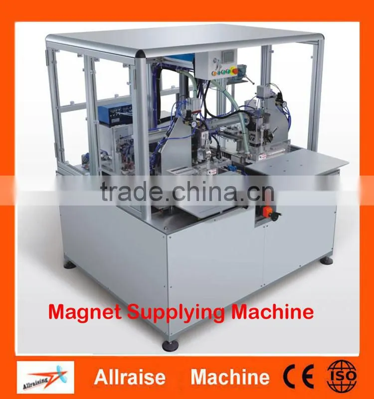 Semi auto magnet supplying machine, magnet insert machine for Hardcover gift