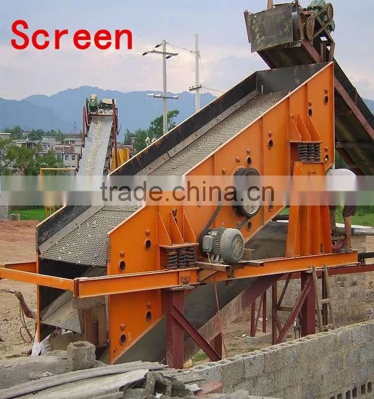 Iron ore/zine ore multilayers vibrating screen linear screen