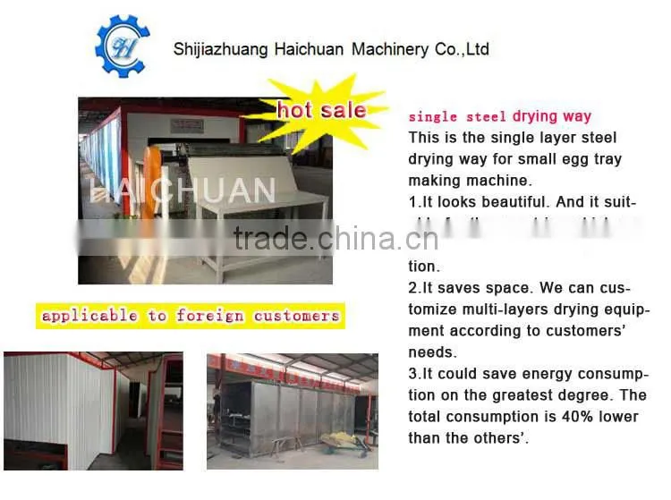 small paper pulp molding machine/paper egg box machine/egg caton making machine