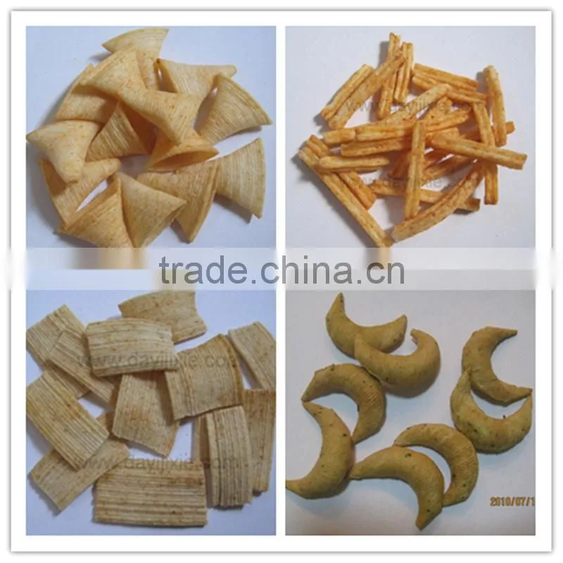 Jinan Dayi double screw Crispy chip fried Flour food extruder making machine