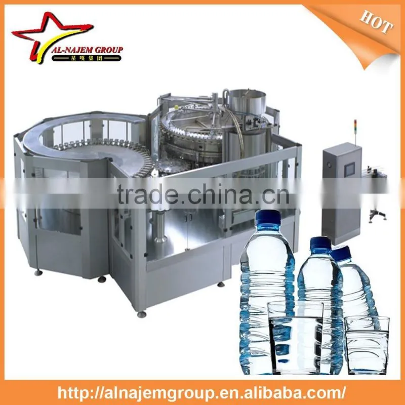 3 In1 Monobloc automatic liquid filling machine, bottle water production line