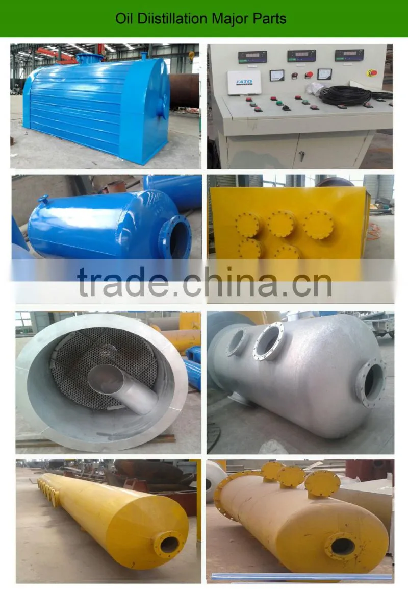 black engine oil and crude oil purifier, distillation plant