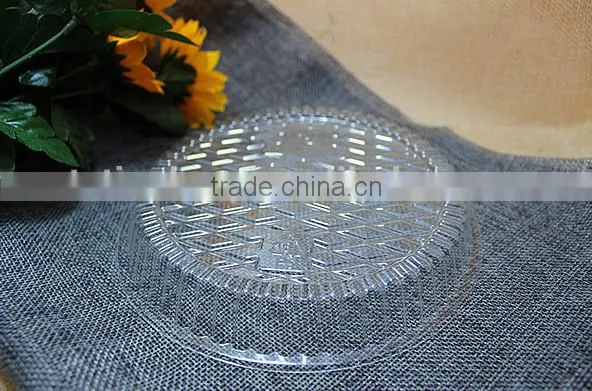 clear plastic lid for tinfoil bowl