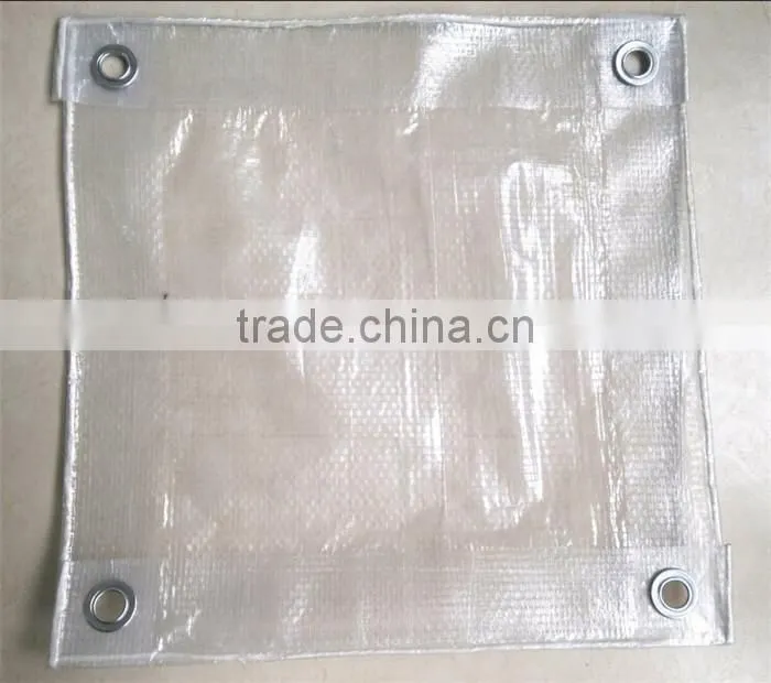 anti-bacterial transparent tarpaulin, greenhouse covering tarpaulin, low price PE tarpaulin