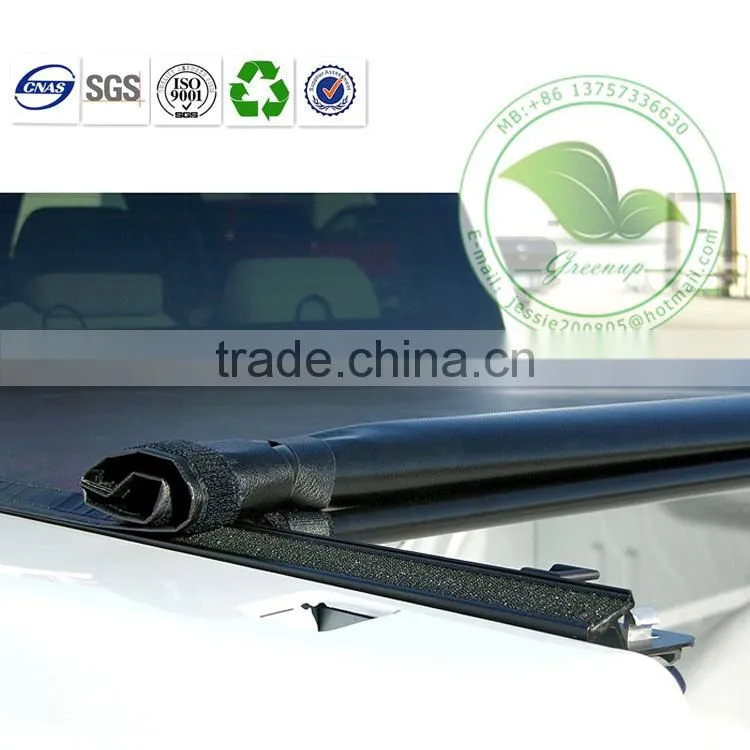 Black Embossing Truk Bed Tonneau Cover Fabric